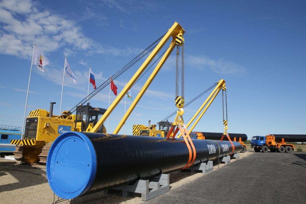 Khi dot Nga xuat sang chau Au bi ngung lai sau xung dot o Ukraina nen rat quan tam toi viec thuc day du an Suc manh Siberia 2 voi Trung Quoc. Anh: Gazprom