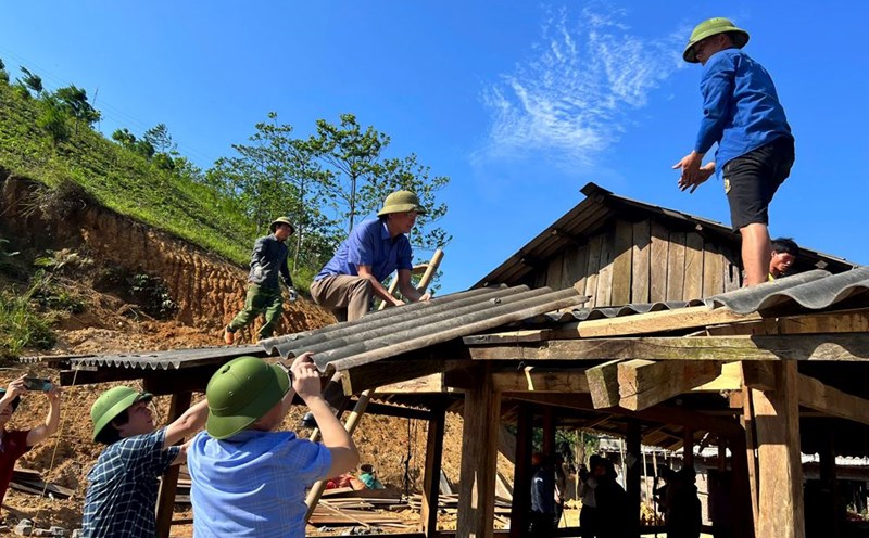 Yen Bai completes the project to eliminate temporary and dilapidated houses in 2025 ahead of schedule. Photo: Van Duc.