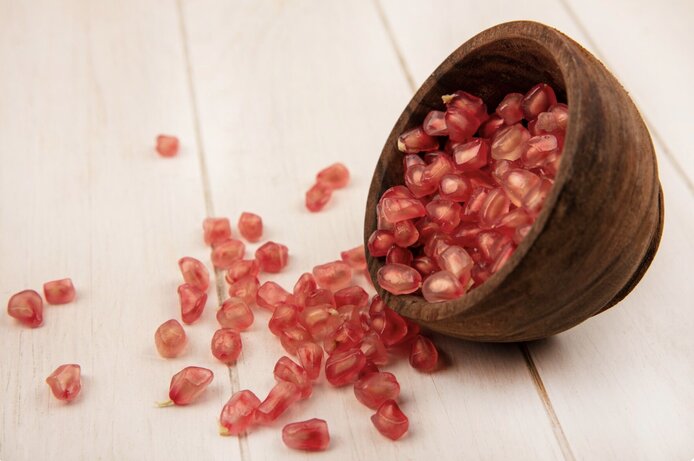 6 outstanding benefits of pomegranate seeds. Photo: Thuy Duong