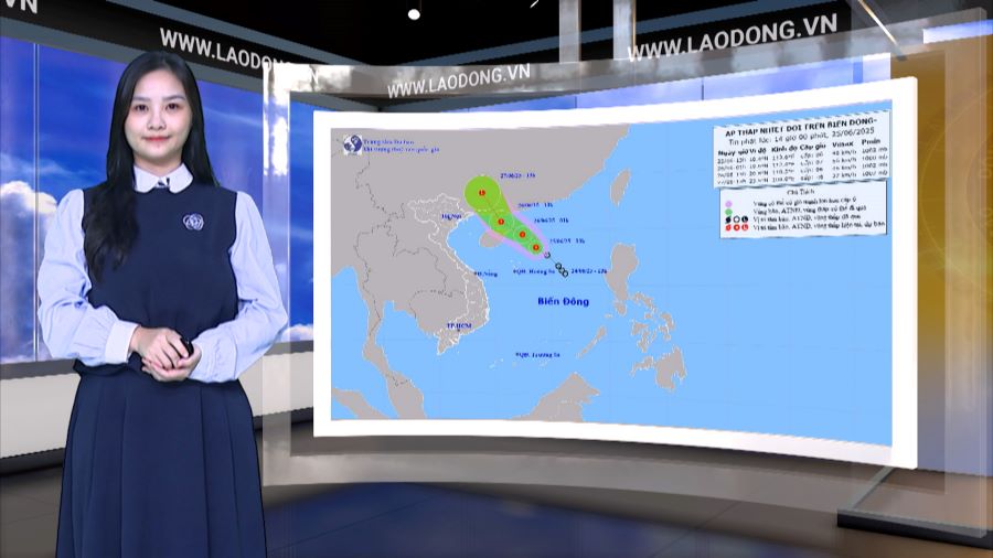 Weather forecast for tonight and tomorrow, June 26