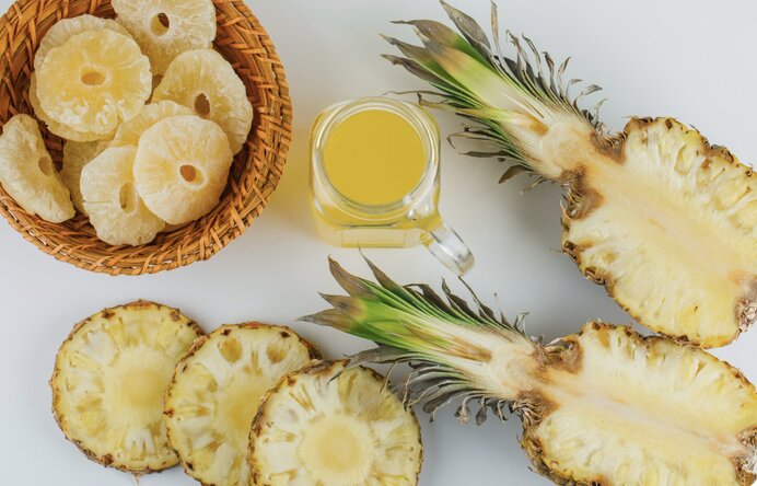 Pineapple aids digestion and gut health. Photo: Thuy Duong