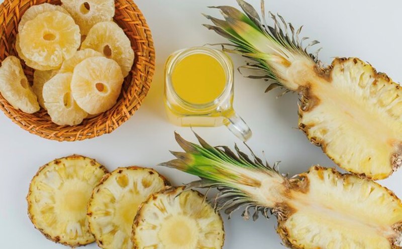 Pineapple aids digestion and gut health. Photo: Thuy Duong