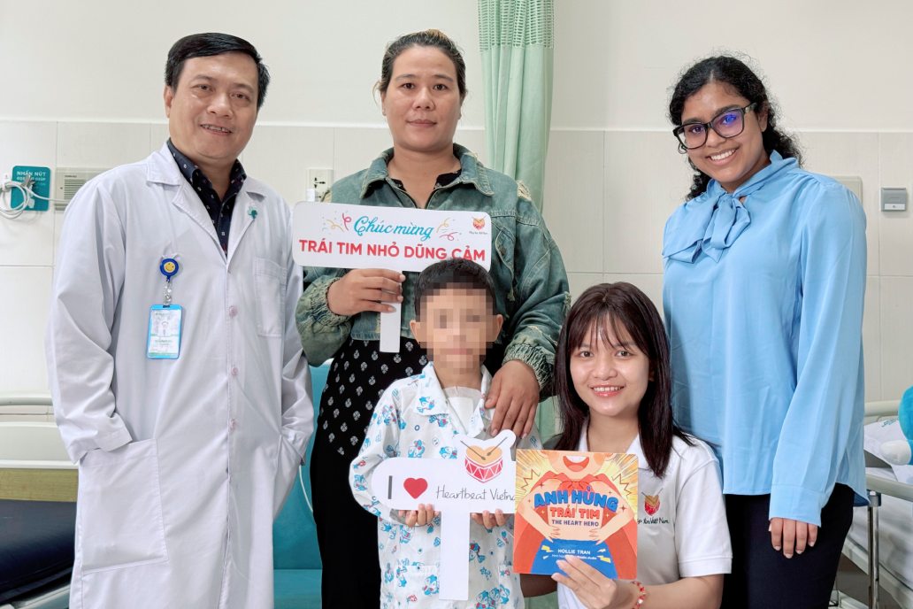 Benh nhi hoi phuc tot, suc khoe on dinh va da duoc xuat vien sau 5 ngay dieu tri va tiep tuc theo doi tai kham ngoai tru. Anh: Benh vien cung cap