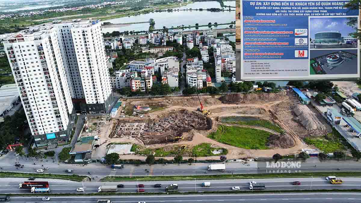 Yen So Passenger Bus Station, Hoang Mai District, Hanoi. Foto: Viet Bac.