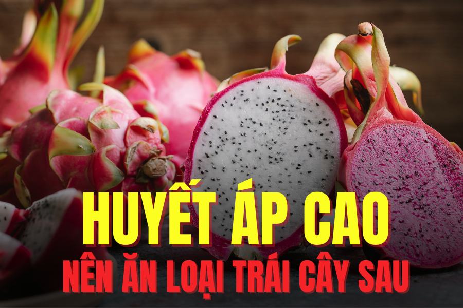 Dragon fruit can effectively support lowering high blood pressure. Graphics: Tra My