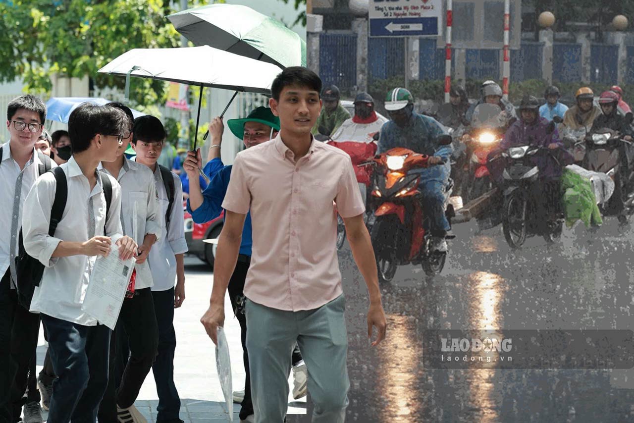 Forecast of areas with heavy rain in the 2025 high school graduation exam