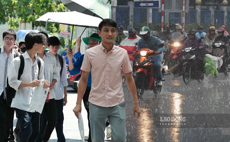 Forecast of areas with heavy rain in the 2025 high school graduation exam