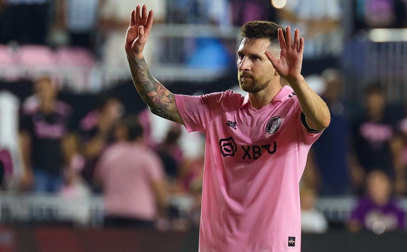 Messi cùng Inter Miami thi đấu tại FIFA Club World Cup 2025. Ảnh: AFP