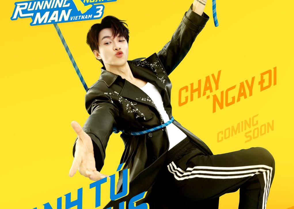 Anh Tú Atus tham gia Running Man Vietnam mùa 3. Ảnh: Ban tổ chức chương trình