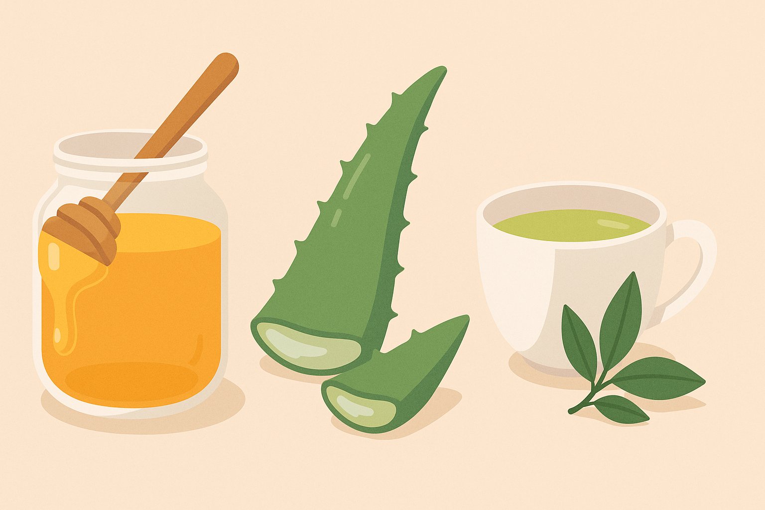 3 simple ways to treat acne at home. Graphic photo: Hoang Loc