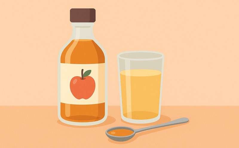 Apple cider vinegar helps reduce cravings. Graphic photo: Hoang Loc