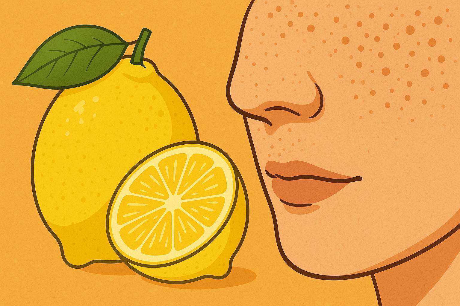 毎日新鮮なレモン汁を使用すると、そばかすを薄くすることができます。写真:Hoang Loc