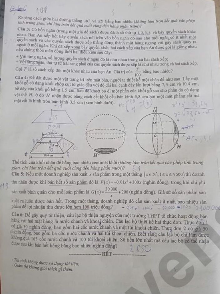 De thi mon Toan ky thi tot nghiep THPT nam 2025 ma de 0113. Nguon: Tuyensinh247