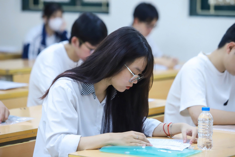 Thi sinh tham du ky thi tot nghiep THPT nam 2025. Anh: Van Trang