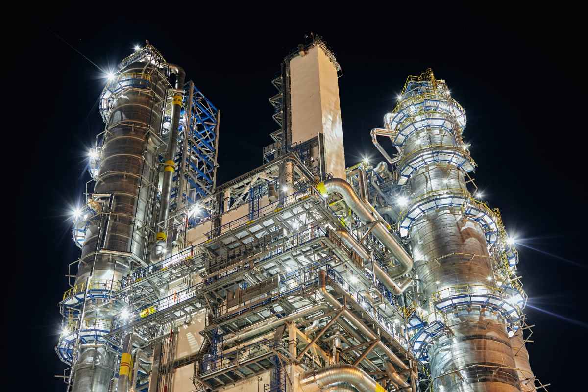 Nha may xu ly khi Amur cua Nga. Anh: Gazprom