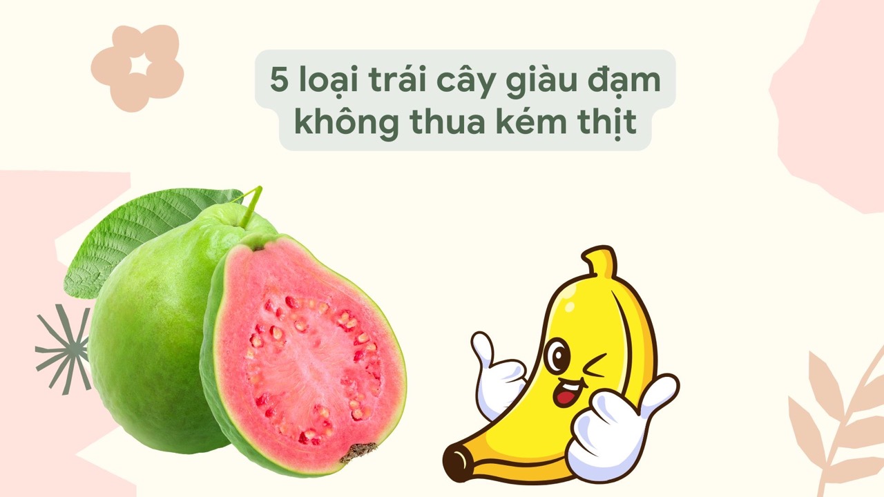 Guava, avocado... are fruits rich in protein that are not inferior to meat. Graphic photo: Huong Son