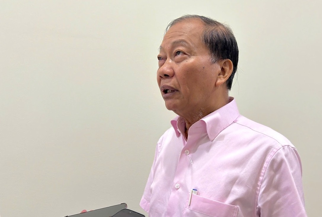 Ong Hoang Quang Phong chia se ve de xuat muc tang luong toi tieu cua VCCI. Anh: Luong Hanh