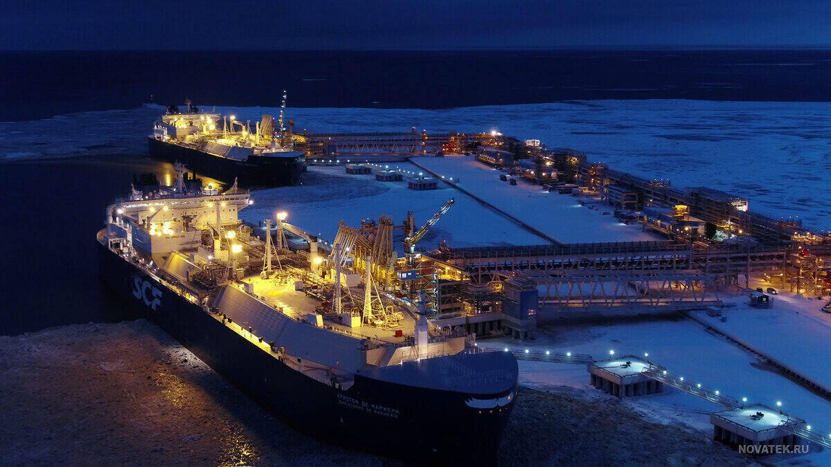 Yamal LNG - a giant energy complex located in the northern Siberia region of Russia. Photo: Novatek