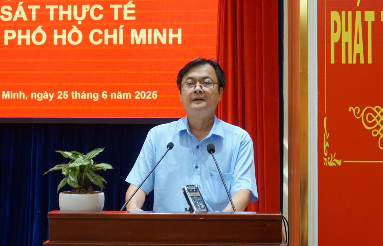 Sr. Le Nguyen Hong Quang - Miembro permanente, Jefe de Democratico - Comite de Derecho, Comite del Frente de Paternas de la Ciudad de Ho Chi Minh. Foto: Thanh Chan