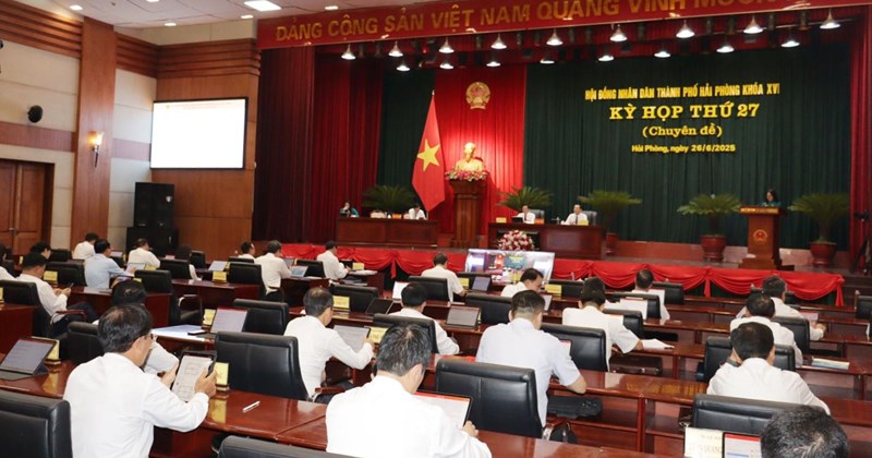Resolution Hai Hai Phong People's Council passed 3 important resolutions at the final ...