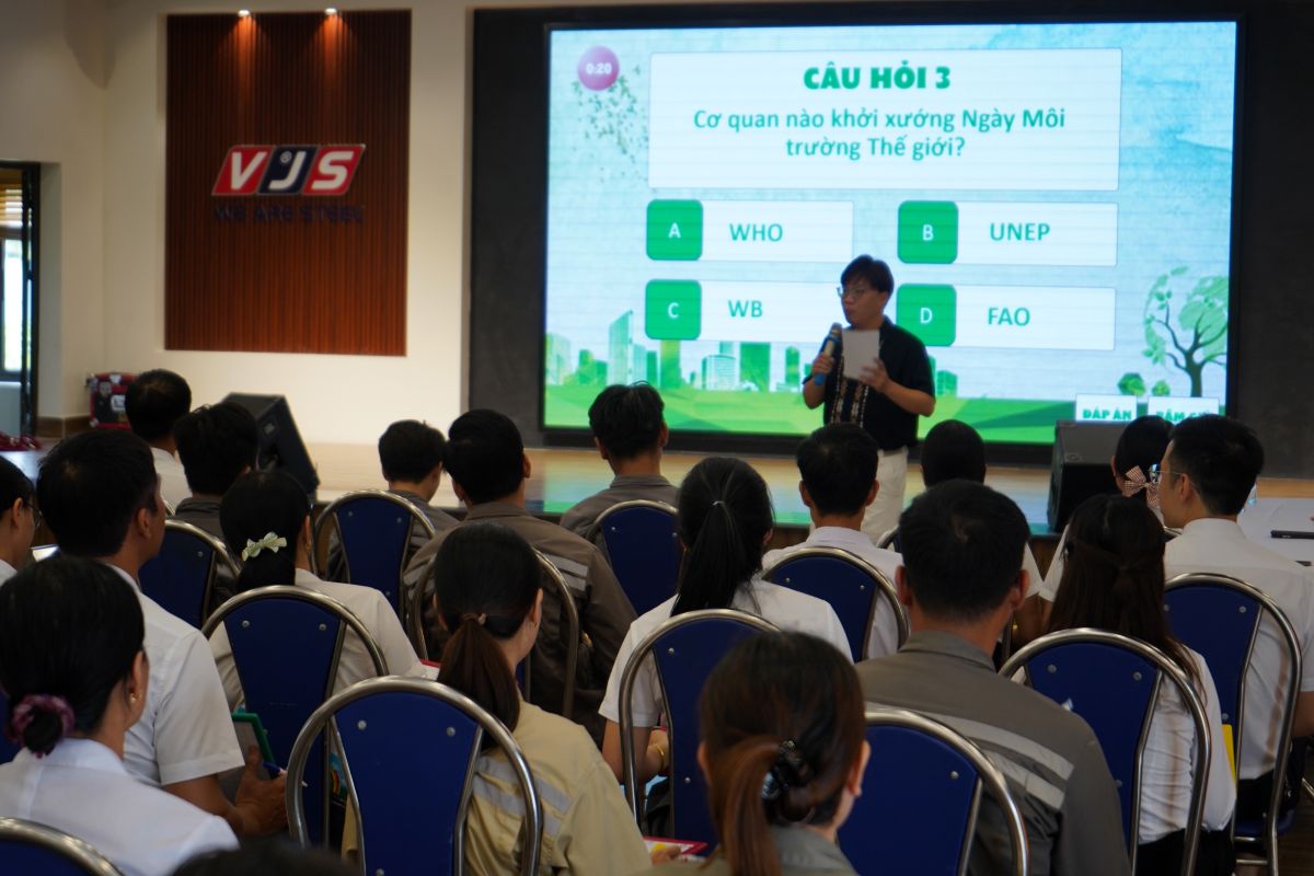 30 cau hoi xoay quanh chu de tim hieu kien thuc moi truong, tim hieu ve to chuc Cong doan...