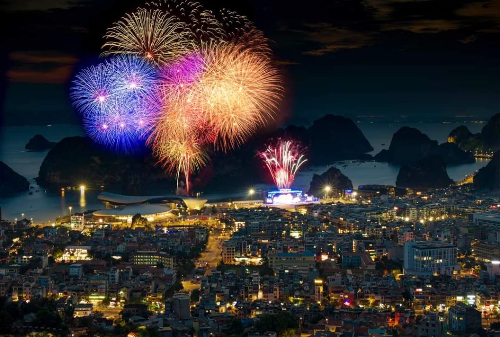 Quang Ninh will launch high-altitude fireworks to welcome the two-level local government on the evening of July 1, 2025. Photo: Quang Ninh Provincial Media Center