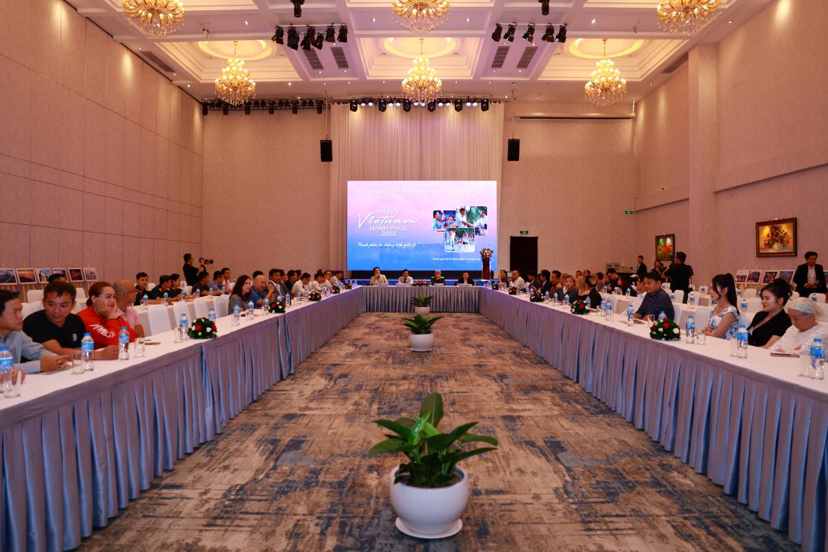 Quang cảnh Lễ hưởng ứng cuộc thi ảnh – video “Việt Nam hạnh phúc – Happy Vietnam 2025”. Ảnh: Công Tuấn