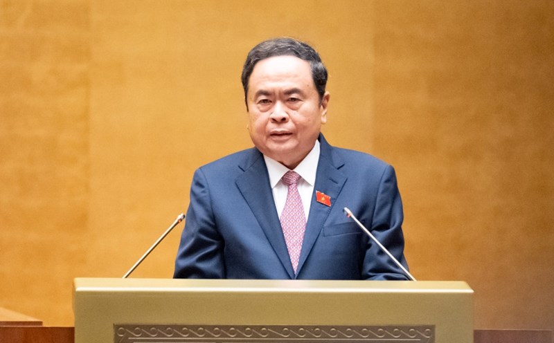 Politburo member and National Assembly Chairman emphasized that the Party and State really need cadres with innovative thinking, acting for the country and the people. Photo: Pham Dong