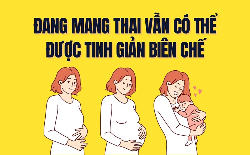 Those who are pregnant, on maternity leave, or raising children under 36 months old who voluntarily reduce their staff will still be able to reduce their staff. Graphics: Tra My