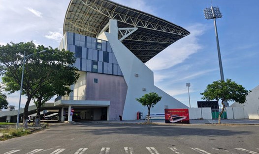 Sân vận động Hòa Xuân (quận Cẩm Lệ, TP Đà Nẵng). Ảnh: Thu Giang