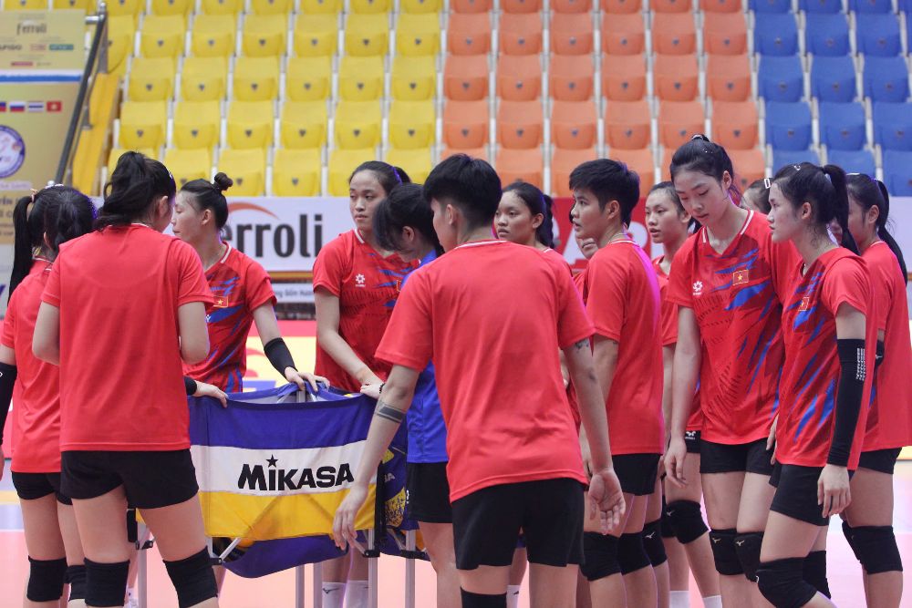 El recluta U21 Vietnam quiere llegar a la final de la Copa VTV 2025. Foto: Tri Lam