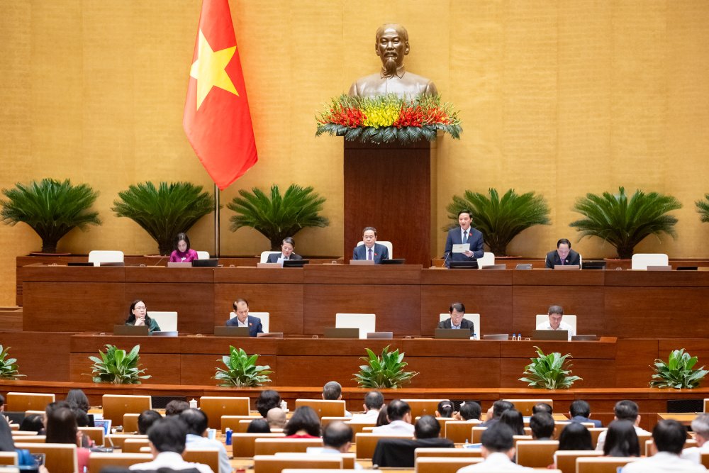 Today, the National Assembly closed its 9th session. Photo: Pham Dong