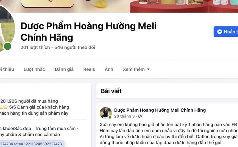 The Ministry of Health proposed to handle the violation of genuine Hoang Huong Meli drugs. Photo: Ha Le