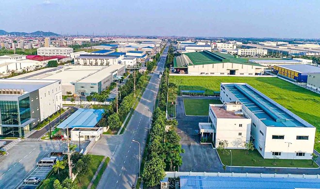 KCN VSIP (TP Tu Son, Bac Ninh). Anh: VSIP