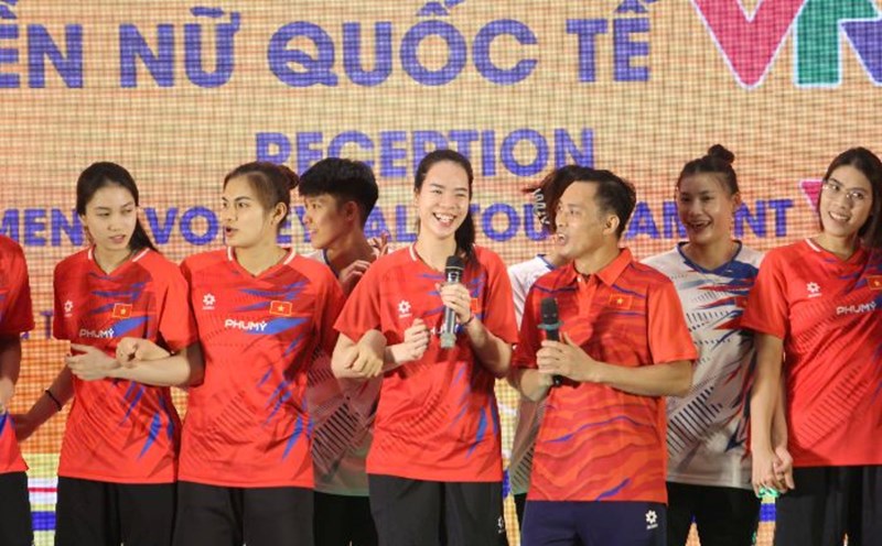 treat party before VTV Cup 2025. Photo: Tri Lam