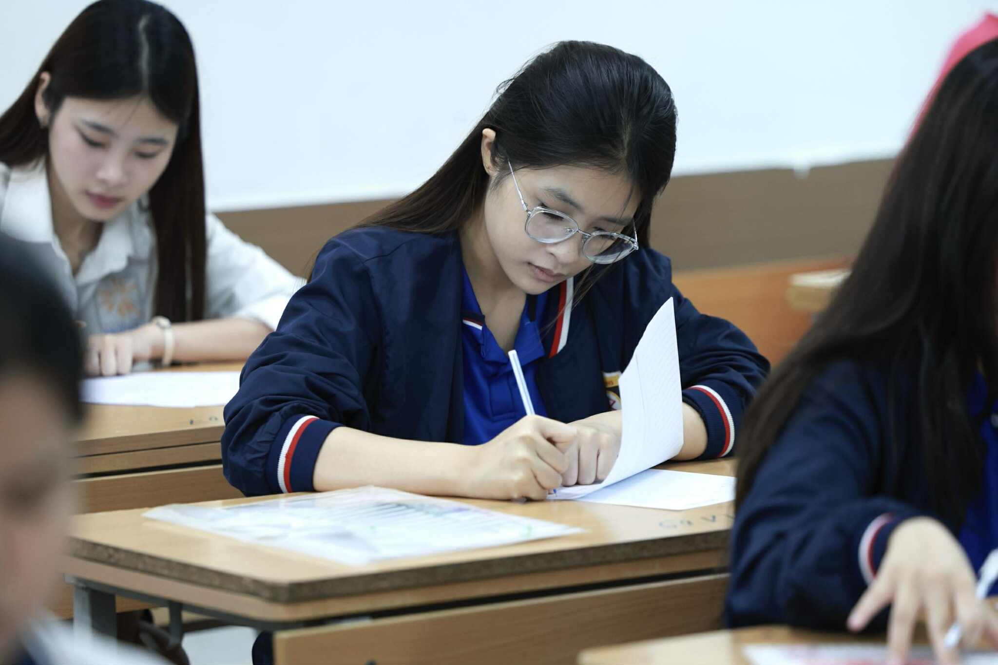 Thi sinh tham du ky thi tot nghiep THPT nam 2025. Anh: Hai Nguyen
