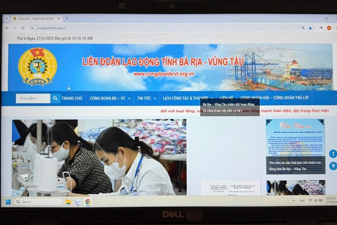 LĐLĐ Bà Rịa - Vũng Tàu chấm dứt hoạt động các kênh truyền thông trên mạng từ ngày 1.7
