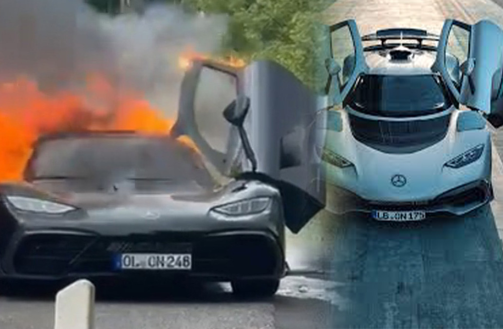 Mercedes convoco a muchos superdeportivos AMG One debido al riesgo de incendio. Foto grafica: Van Thang