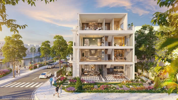 Dien tich 120m2 la lua chon hoan hao voi don bay tai chinh ly tuong. Anh: MIK Group