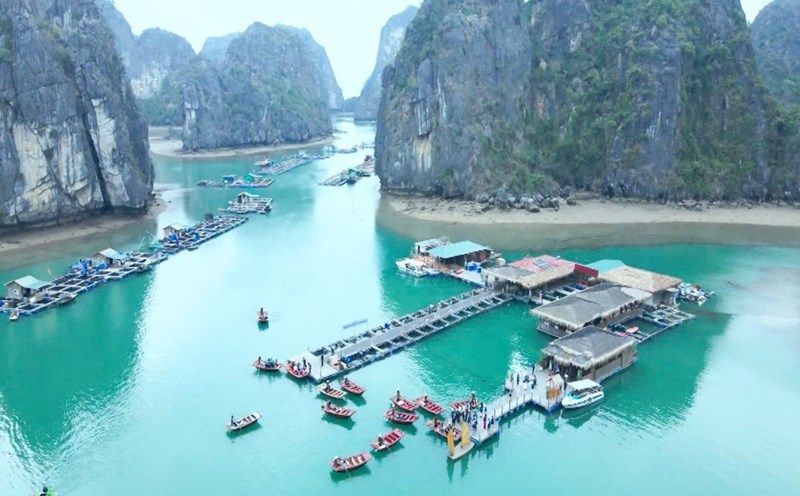 The poetic beauty of Vung Vieng fishing village. Photo: Trung Hieu