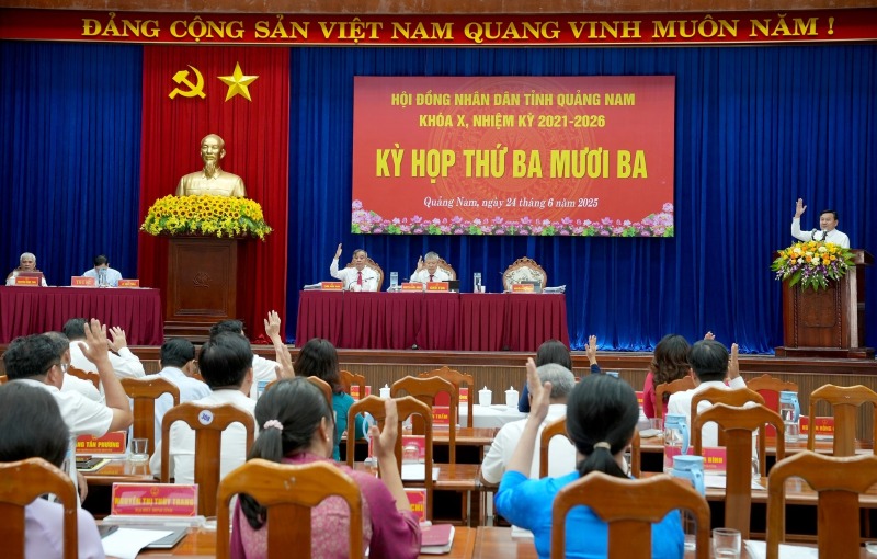 Cho 7 can bo nghi huu thoi lam nhiem vu dai bieu HDND tinh Quang Nam (khoa X)