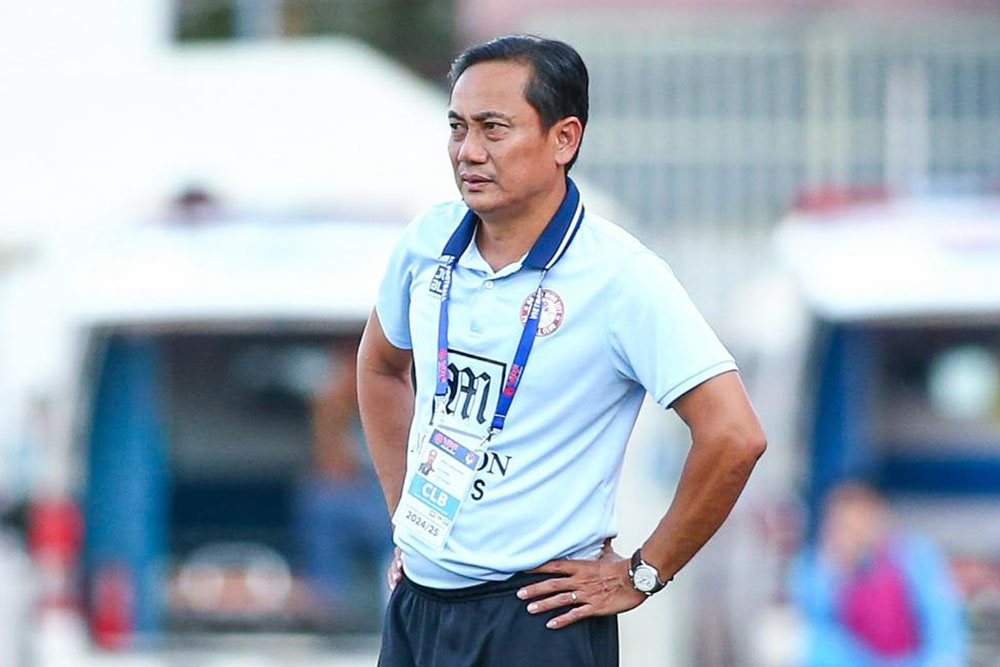 El entrenador Phung Thanh Phuong no ha sido extendido por el Ho Chi Minh City Club. Foto: HCMC Club