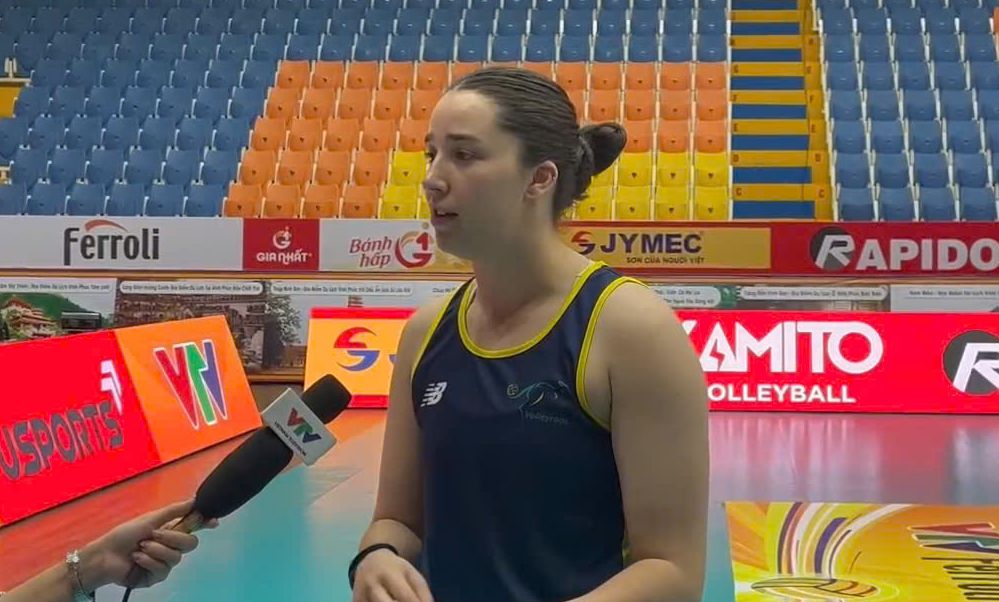 The captain of the Australian women's volleyball team is eagerly waiting for the start date of the VTV Cup 2025. Photo: Tri Lam
