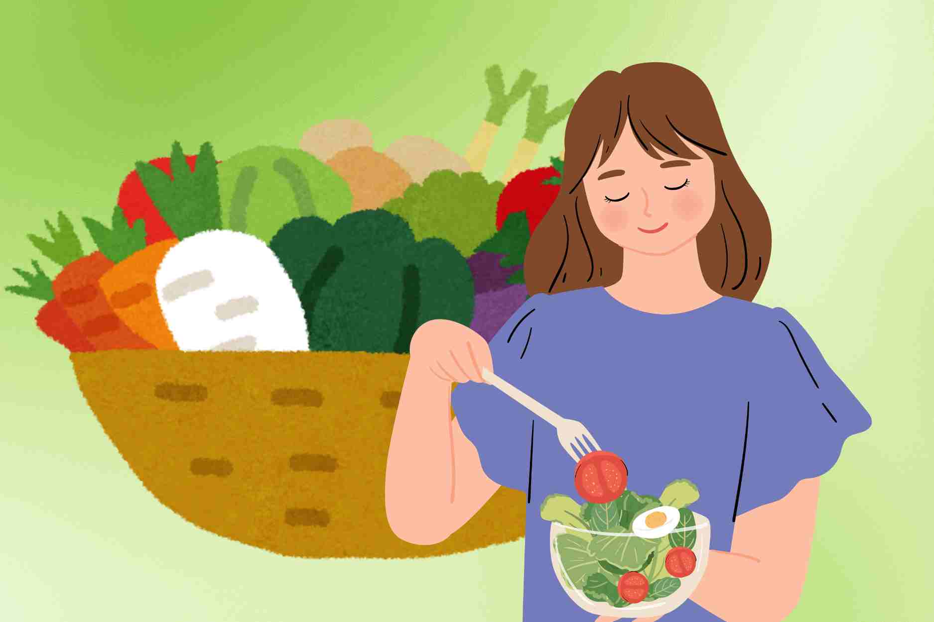 Don't ignore the golden benefits of eating colorful vegetables and fruits every day. Graphics: Dinh Dinh