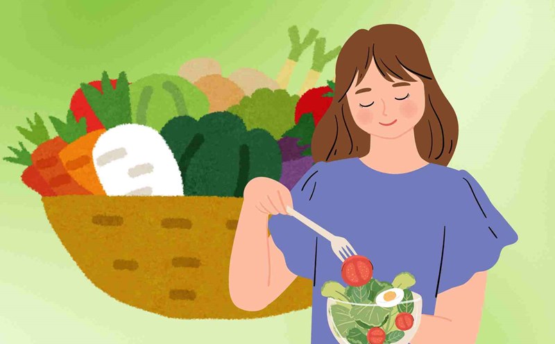 Don't ignore the golden benefits of eating colorful vegetables and fruits every day. Graphics: Dinh Dinh