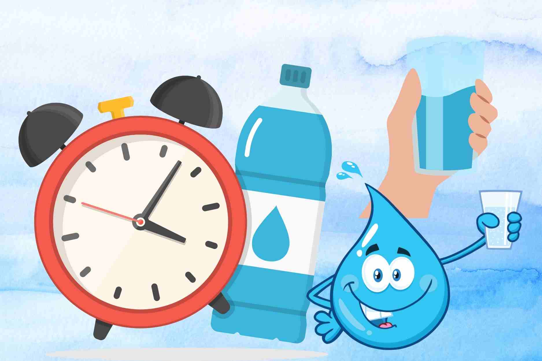 Tips to help the elderly supplement water effectively in the summer. Graphics: Dinh Dinh