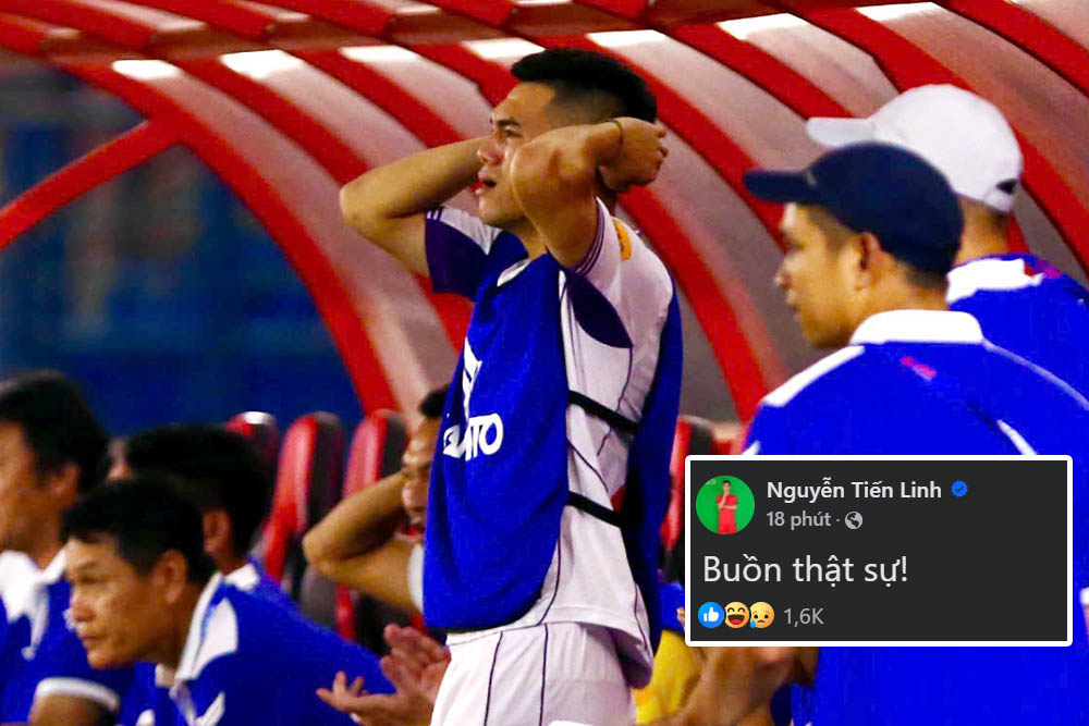 Tien Linh hablo despues de ser ajustado al numero de objetivos en V.League 2024-2025. Foto: Thanh Vu