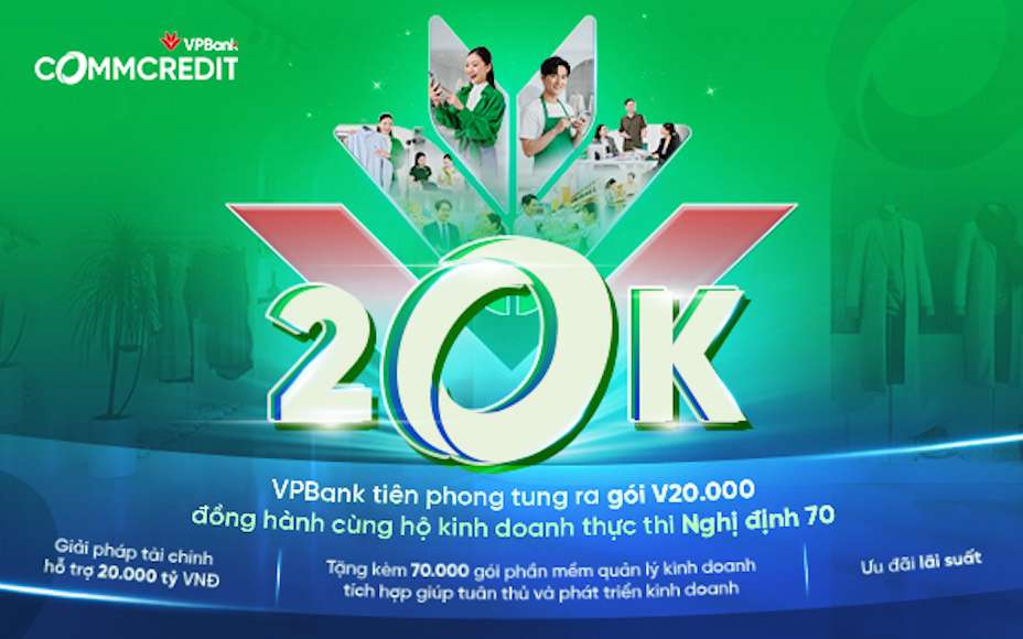 VPBank officially launched a comprehensive solution, named V20000 - fully meeting the needs from capital to operations and in-depth consulting. Photo: VPBank