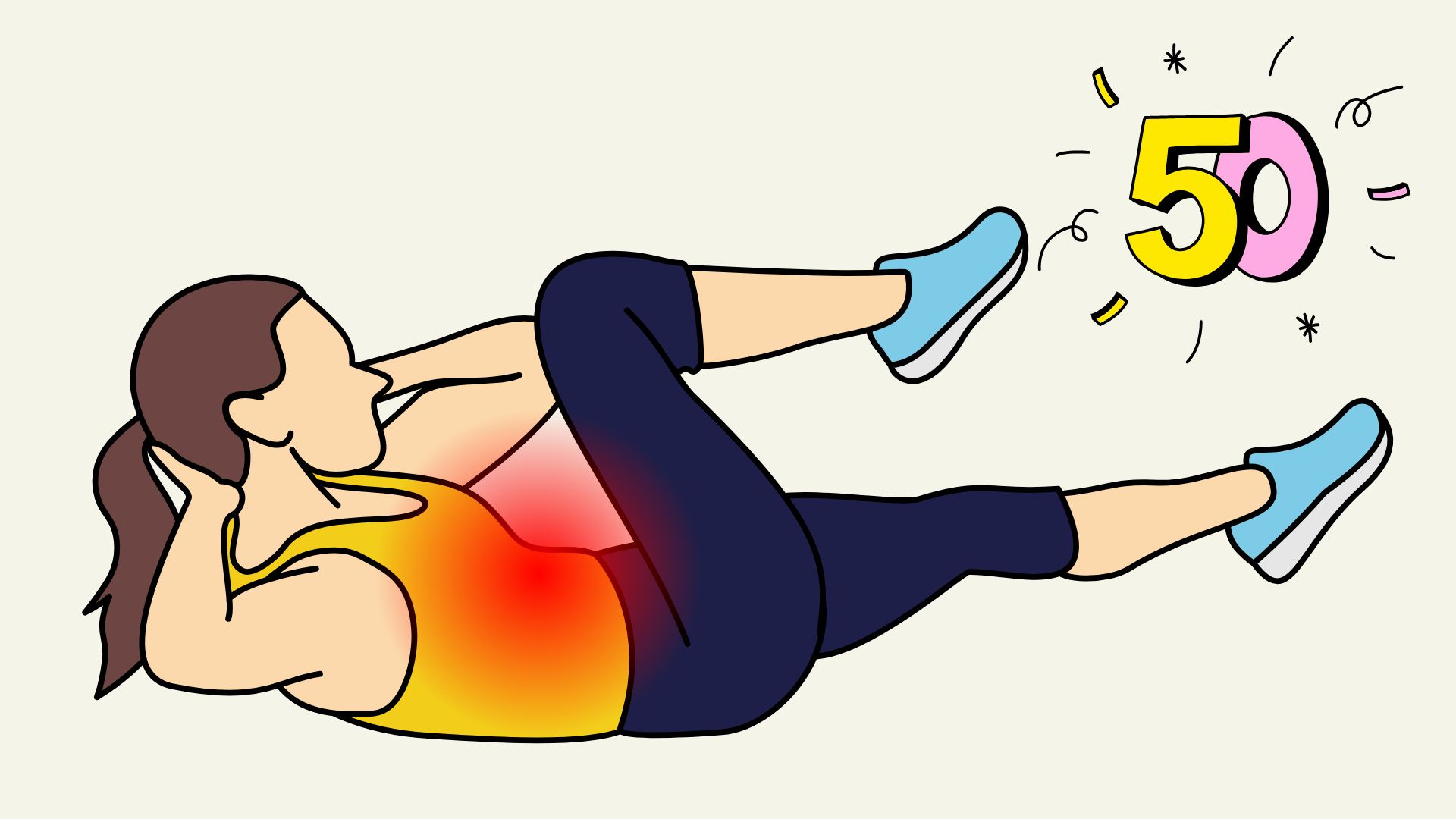 Exercise helps reduce belly fat for women over the age of 50. Graphics: Thanh Thanh