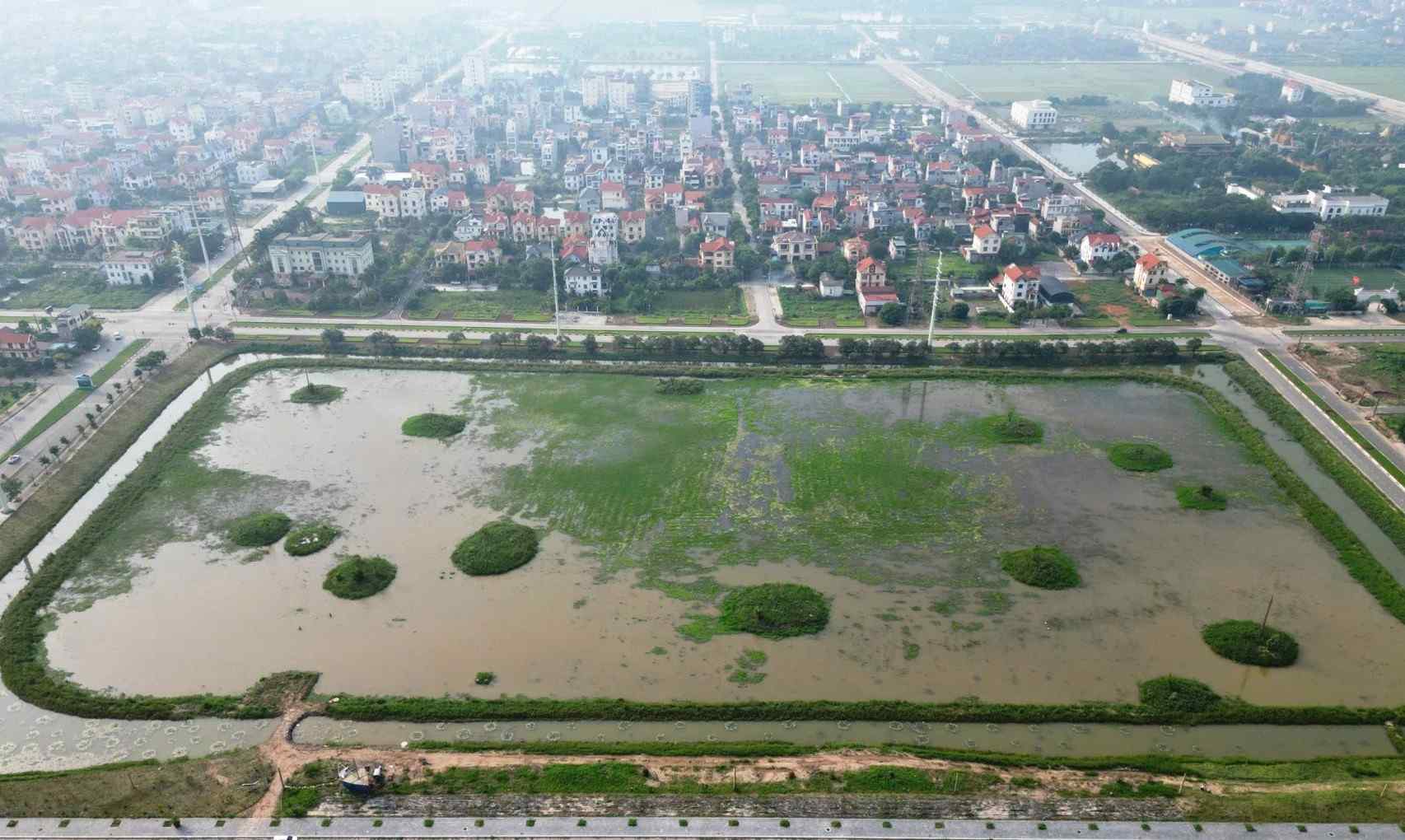 The land is expected to build a new Ninh Binh Provincial Administrative Center. Photo: Xuan Hung